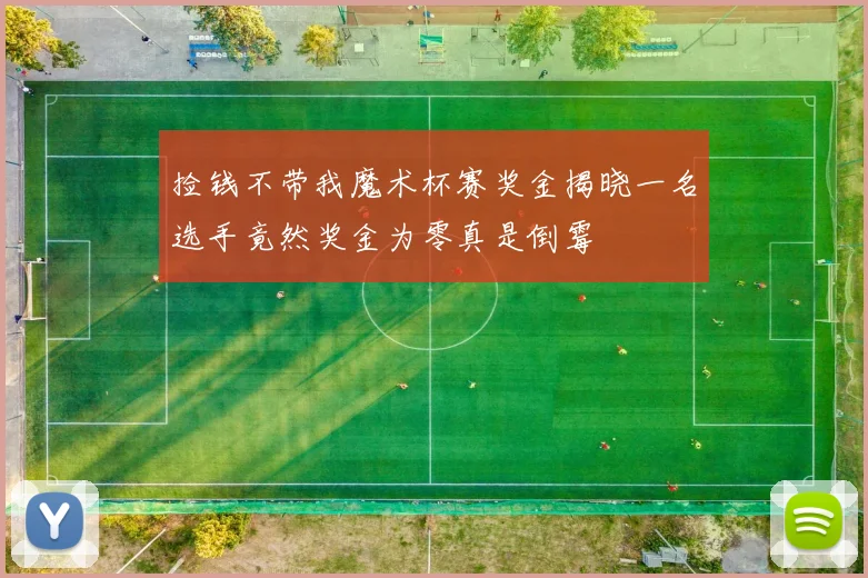 捡钱不带我魔术杯赛奖金揭晓一名选手竟然奖金为零真是倒霉